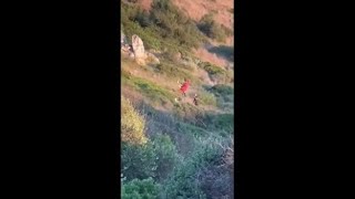 Salento, precipita sulla scogliera di Porto Selvaggio