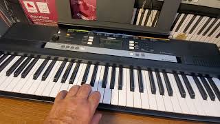 Yamaha PSR-E243 keyboard demo