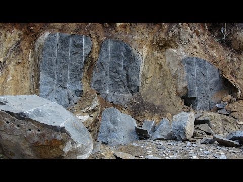 Blasting Granite with heavy Det Cord