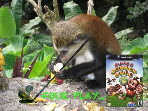 Four Play Super Monkey Ball 2 (Monkey Golf 2)