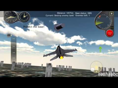 fly airplane fighter jets 3D обзор игры андроид game rewiew android