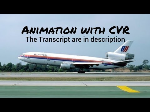 United Airlines Flight 232 Crash || Animation with CVR. (Subtitles/CC On)
