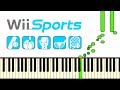 WII SPORTS THEME Piano Tutorial
