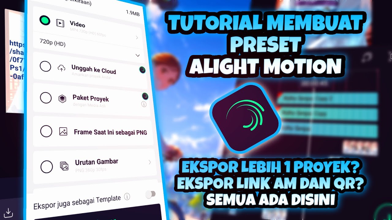 Tutorial Bikin Preset Alight Motion Paling Gampang Untuk Pemula!