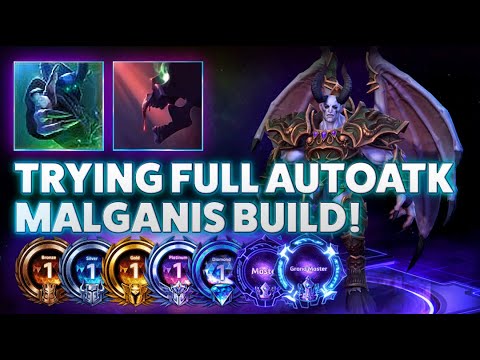 Malganis Conversion - TRYING FULL AUTOATK MALGANIS BUILD! - Bronze 2 Grandmaster S3 2022