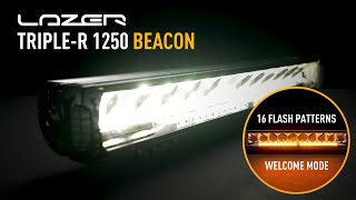 LED přídavné světlo s funkcí majáku/výstražného světla 590mm, LAZER TRIPLE-R 1250, poziční světlo, 13860lm, 5000K, IP68, 2.gen