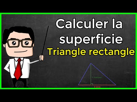 Comment calculer la superficie d'un triangle rectangle