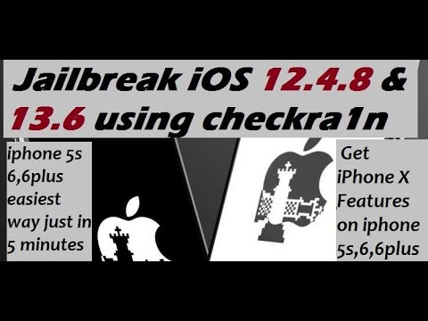 Jailbreak! How To Jailbreak iOS 12.4.8 Get iPhone X Features in 5 Minutes UPDATED 2020 checkra1n