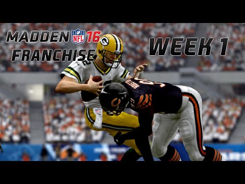 Madden 16 Bears Franchise - Year 1: Week 1 vs Green Bay