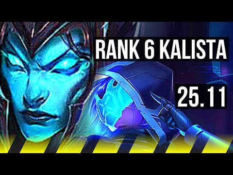 KALISTA & Neeko vs ASHE & Rell (ADC) | Rank 6 Kalista | NA Challenger | 25.11