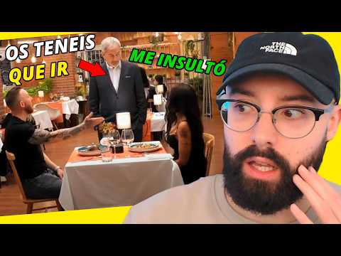 'First Dates', Carlos Sobera se ve obligado a expulsar a dos solteros del restaurante para que dejen de insultarse. "Esos pechos no son naturales, ¿no?"