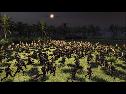 [HISTORICAL] BANZAI CHARGE vs U.S. MARINES - Men of War Assault Squad 2 - Editor Scenario #79