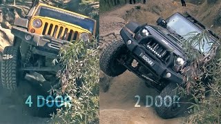 Jeep Wrangler JK and JKU offroading in Land Cruiser Mountain Park