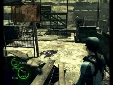 Resident Evil 5 Walkthrough 1-1 Part 2 Pro mode,No damage,M92F handgun only,No upgrade, A.I. only