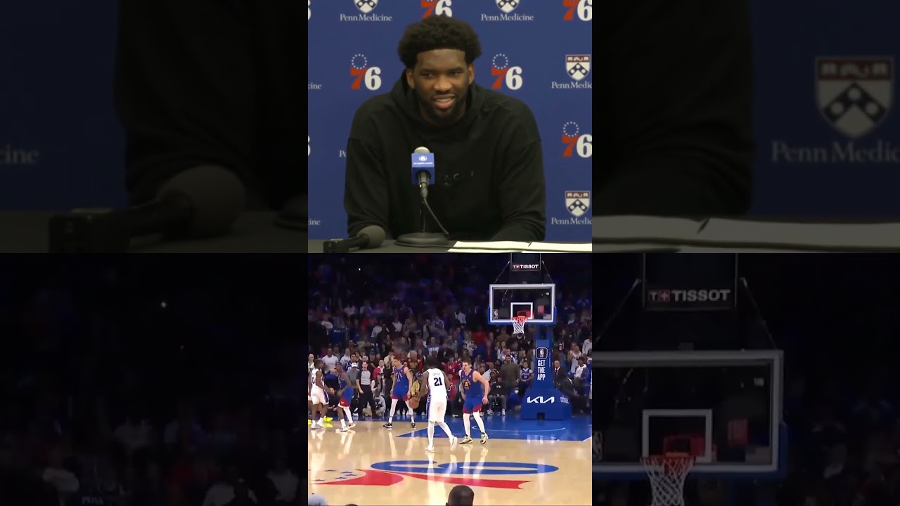 "I always like to think I'm a closer, and I am" Joel Embiid After His Clutch Performance 🗣 | #Shorts
