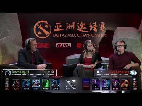 DAC 2017 | Group Stage Day 2 | Team Liquid vs Evil Geniuses Game 1