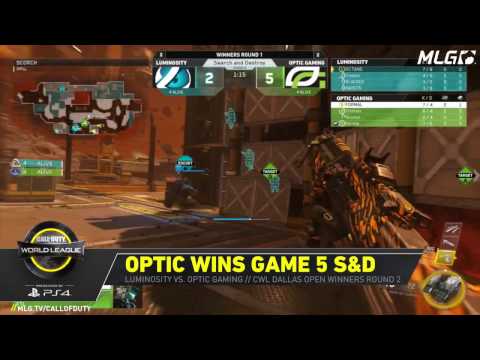 OpTic Win's in Game 5 Search & Destroy - #CWLDallas Open