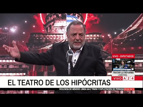 🎙 "EL TEATRO DE LOS HIPÓCRITAS": EL EDITORIAL DE BABY ETCHECOPAR