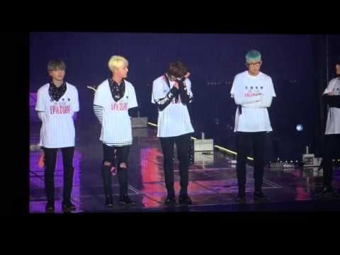 160507 BTS Jungkook CRYING @화양연화 On Stage Epilogue