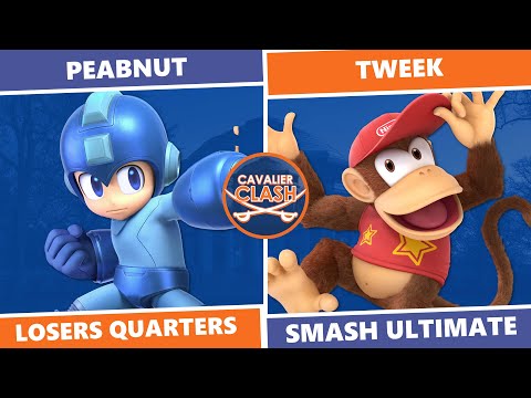 Cavalier Clash 7:  Losers Quarters - Peabnut (Mega Man) Vs Tweek (Diddy Kong) SSBU Top 8