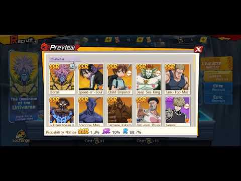 I GOT 2 SSR IN 1 GO! - ONE PUNCH MAN THE STRONGEST