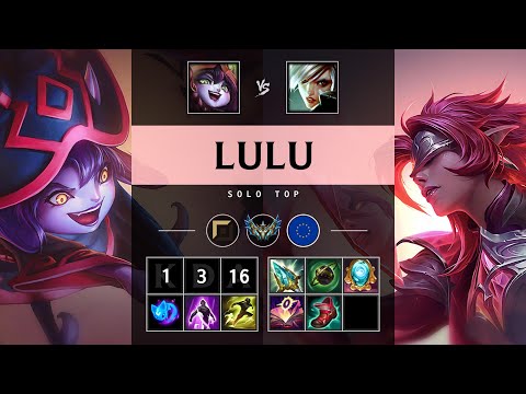 Lulu Top vs Riven - EUW Challenger Patch 25.13