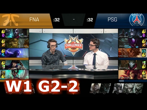Paris Saint-Germain vs Fnatic Academy | Game 2 S7 EUCS Spring 2017 Week 1 | PSG vs FNA G2