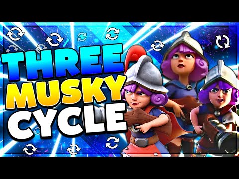 Three Musketeers Deck | All time best 3M deck in clash royale