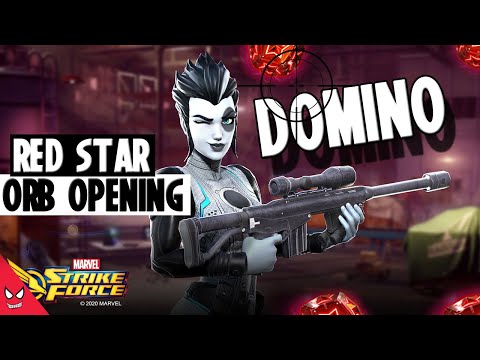 Domino Red Star Orb Opening - Marvel Strike Force - MSF