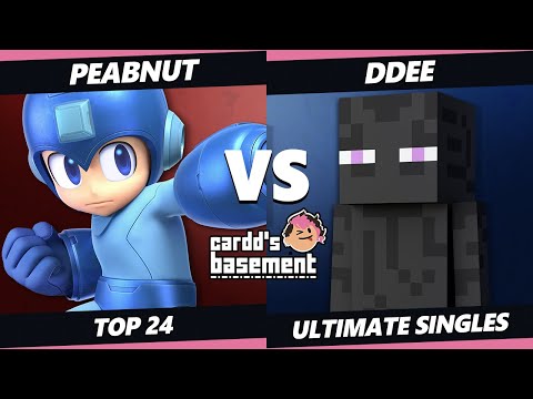 Cardd's Basement Top 24 - DDee (Steve) Vs. Peabnut (Mega Man) SSBU Ultimate Tournament