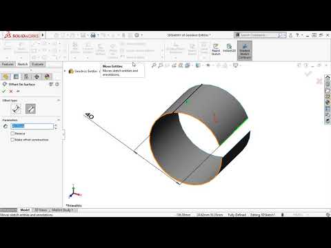 SOLIDWORKS 2019 Tutorial - Geodesic Entities