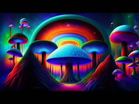 Psychedelic Trance mix 2023 • Animated Graphic Visuals - PSYSUN Vs. SHIVANJUNA MUSHROOMS