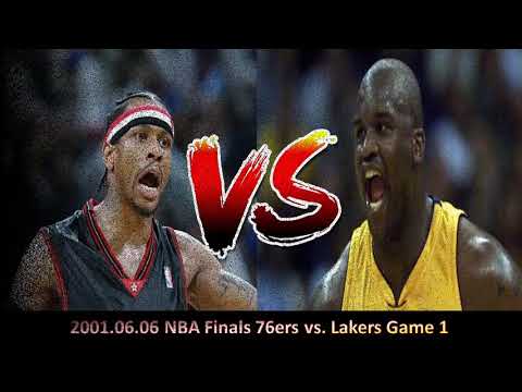 Allen Iverson VS Shaquille O'Neal - 2001 NBA Finals Game 1