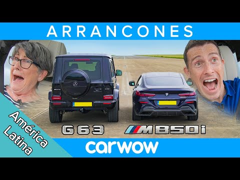 AMG G63 vs BMW M850i – Arrancones… ¡con mi mamá de 71 años!