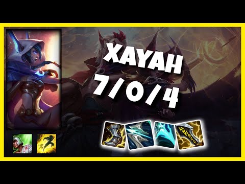 Xayah Gameplay Challenger Replay S11 - 11.5 Bot Lane (7/0/4) - EU
