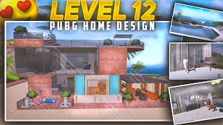 Pubg Mobile home building | Pubg mobile level 12 home design