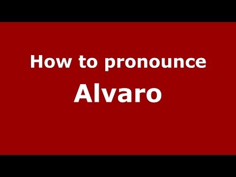 How to pronounce Alvaro (Italian/Italy) - PronounceNames.com