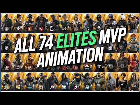 ALL 74 ELITE SKINS MVP ANIMATIONS & Paragon Elites - OPERATION TENFOLD PURSUIT