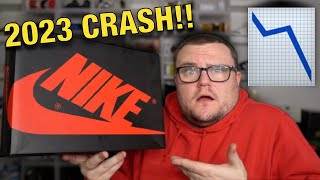 AIR JORDAN 1 MARKET CRASH 2023!! PRICES DOWN BAD!!