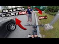 I Rode My Sur Ron To The First Day Of School