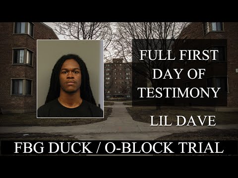 Lil Dave testifies about the leadership and structure of O Block at FBG Duck O-Block trial