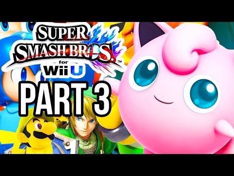 Super Smash Bros Wii U Gameplay Walkthrough - Part 3 - 8 PLAYER SMASH!! (Wii U 1080p HD)