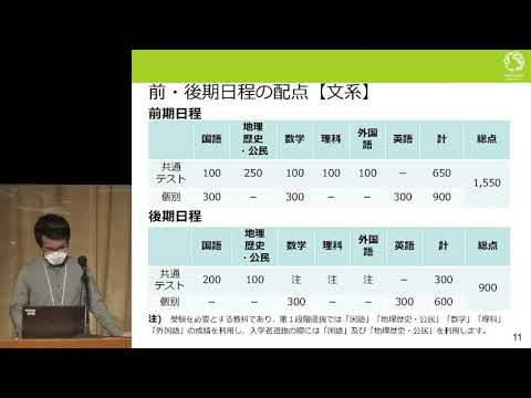 令和3年度 東北大学 入試説明会 「経済学部」講演動画