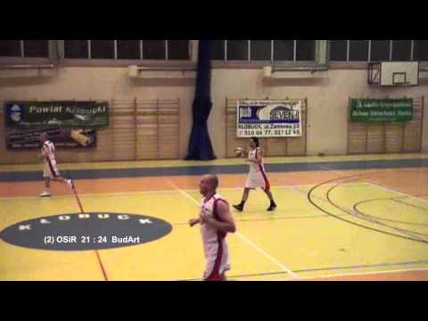 OZKosz Cz-wa Liga Okręgowa 2012/2013 04.02.2013 OSiR Kłobuck - Bud-Art Częstochowa 1 połowa