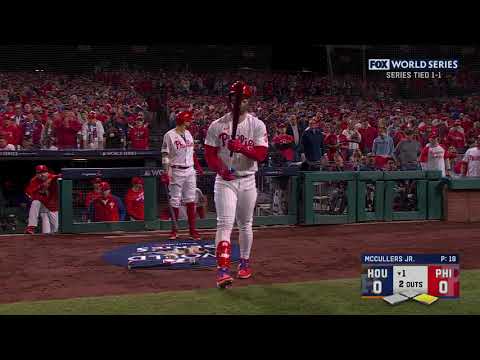 Bryce Harper Go-Ahead Home Run | 2022 World Series Game 3 (4K HDR)