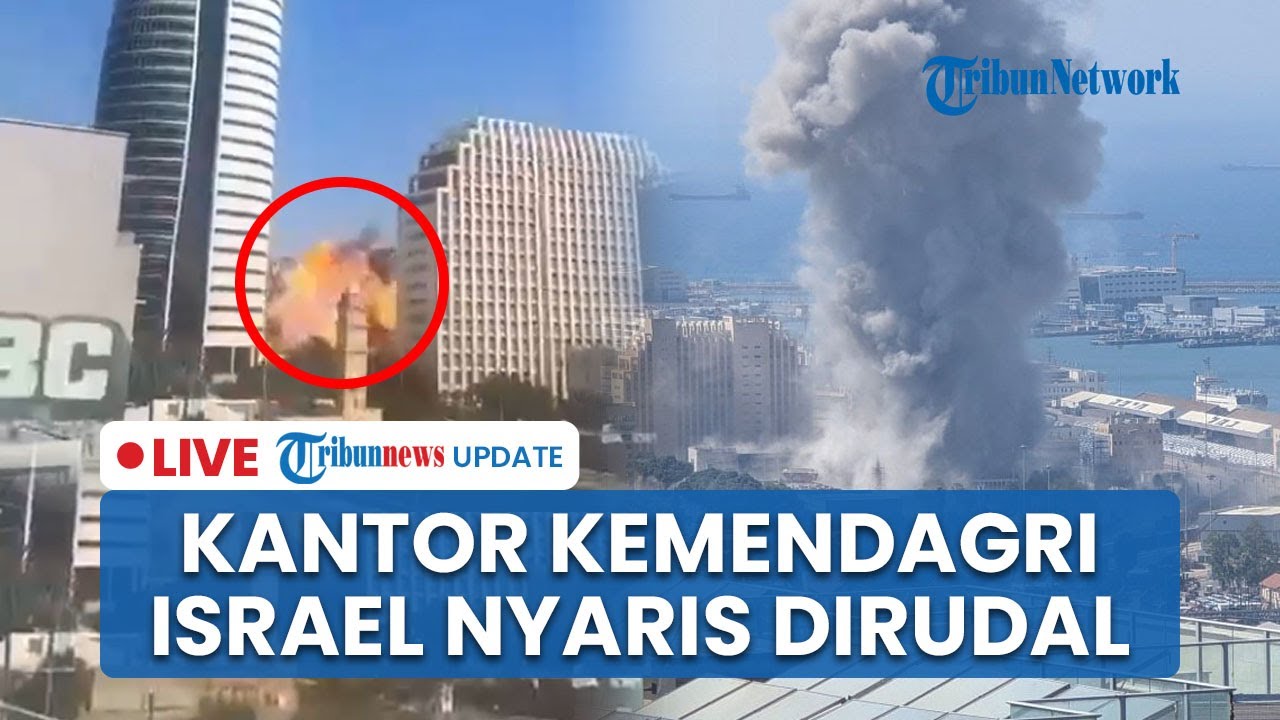 🔴LIVE: Perang Kian Memanas! Iran Rudal Kota Haifa, Kantor Kementrian Dalam Negeri Israel Nyaris Kena