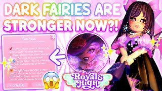 DARK FAIRIES ARE MORE POWERFUL IN EVENINGFALL SEASON CONFIRMED! 👑Royale High Campus 3 ROBLOX