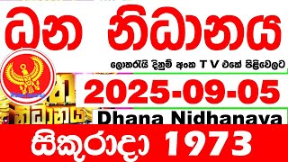 Download lagu Dhana Nidhanaya 1973 2025.09.05 Today Result අද ධන නිධානය ලොතරැයි ප්‍රතිඵල Lotherai dinum anka NLB mp3