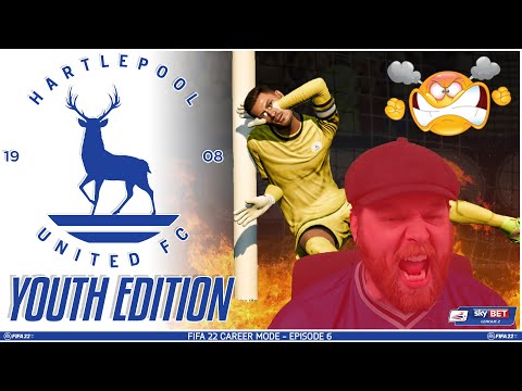 FIFA 22 YOUTH ACADEMY Career Mode EP6 - Youth Edition - Hartlepool United - TREADMILL UNITED