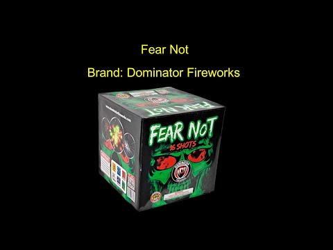Fear Not Dominator Fireworks 16 Shot